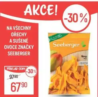 Globus NA VŠECHNY OŘECHY A SUŠENÉ OVOCE ZNAČKY SEEBERGER nabídka