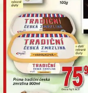 Hruška Prima zmrzlina nabídka