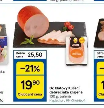 Tesco Kuřecí debrecínka nabídka