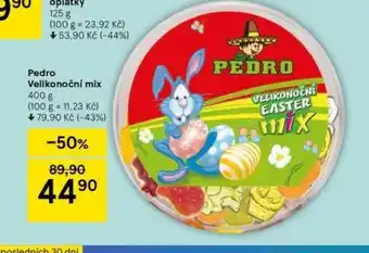 Tesco Pedro velikonoční mix nabídka