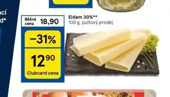 Tesco Eidam 30% nabídka