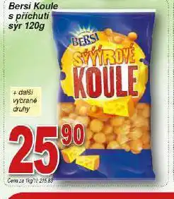 Hruška Bersi sýrové koule nabídka
