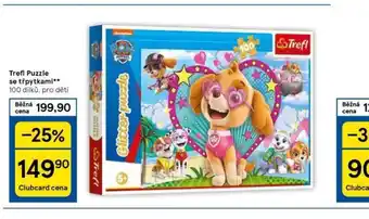 Tesco Trefl puzzle se třpytkami nabídka