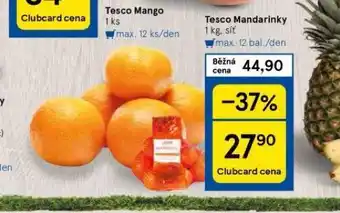 Tesco Tesco mandarinky nabídka