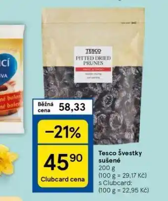 Tesco Tesco švestky sušené nabídka