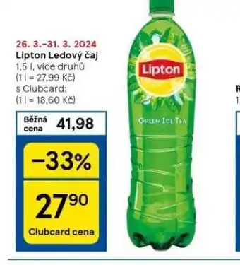 Tesco Lipton ledový čaj nabídka