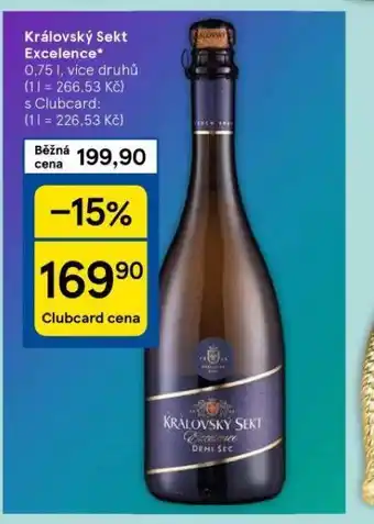 Tesco Královský sekt excelence nabídka