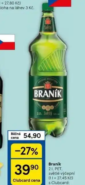 Tesco Pivo braník nabídka