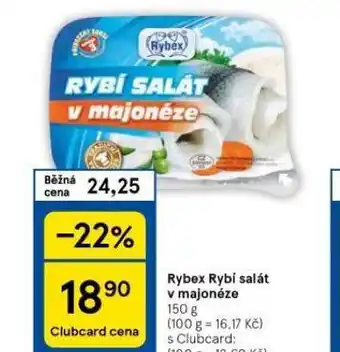 Tesco Rybex rybí salát v majonéze nabídka