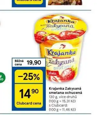 Tesco Krajanka zakysaná smetana nabídka