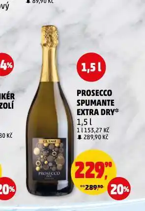 Penny Market Prosecco spumante extra dry nabídka
