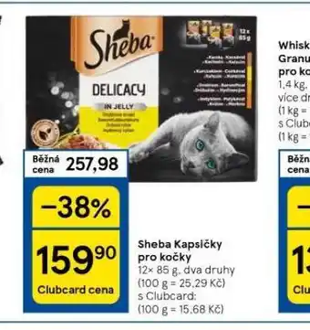 Tesco Sheba kapsičky pro kočky nabídka