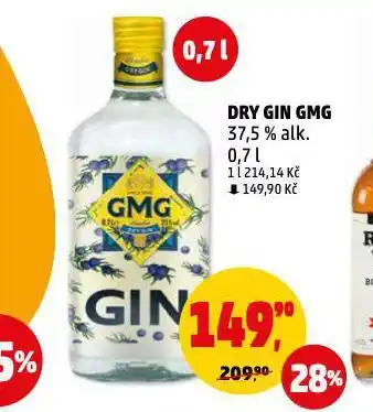 Penny Market Dry gin gmg nabídka