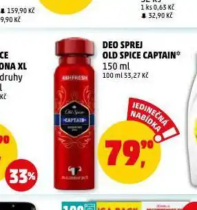 Penny Market Deo sprej old spice nabídka