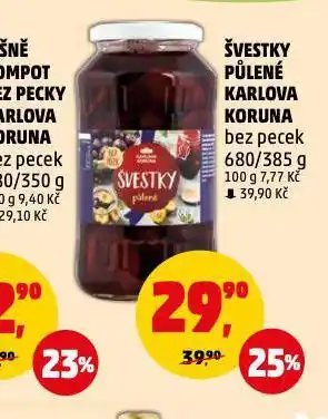 Penny Market Švestky půlené nabídka