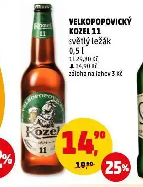 Penny Market Pivo velkopopovický kozel nabídka