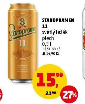 Penny Market Pivo staropramen nabídka