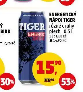 Penny Market Tiger energy drink nabídka