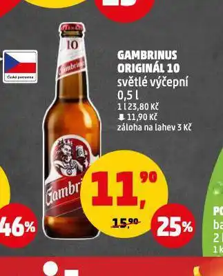 Penny Market Pivo gambrinus nabídka