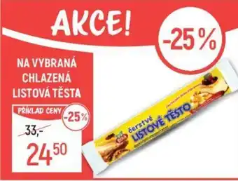 Globus NA VYBRANÁ CHLAZENÁ LISTOVÁ TĚSTA nabídka