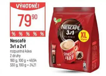 Globus Nescafé 3v1 a 2v1 nabídka