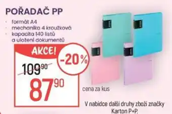 Globus POŘADAČ PP nabídka