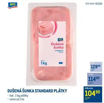 Makro DUŠENÁ ŠUNKA STANDARD PLÁTKY nabídka