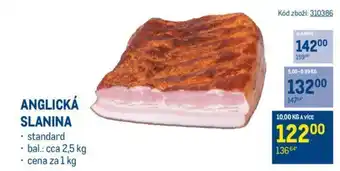 Makro ANGLICKÁ SLANINA nabídka