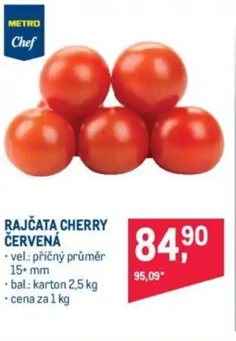 Makro RAJČATA CHERRY ČERVENÁ nabídka