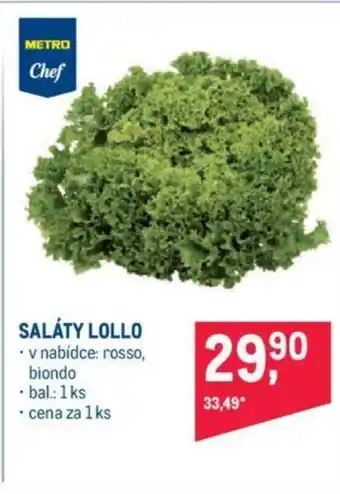 Makro SALÁTY LOLLO nabídka
