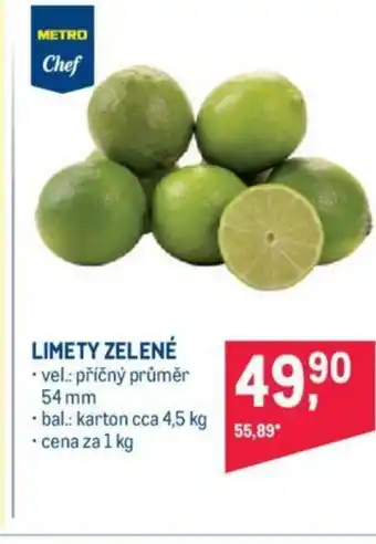 Makro LIMETY ZELENÉ nabídka