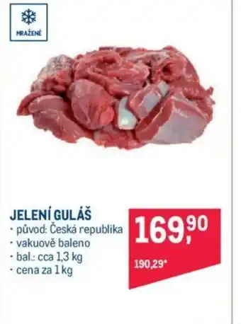 Makro JELENÍ GULÁŠ nabídka