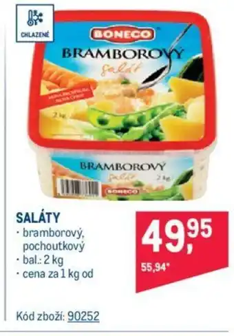 Makro SALÁTY nabídka