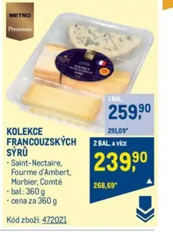 Makro KOLEKCE FRANCOUZSKÝCH SÝRŮ nabídka