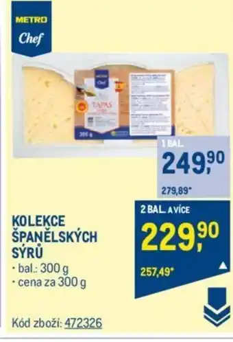 Makro KOLEKCE ŠPANĚLSKÝCH SÝRŮ nabídka