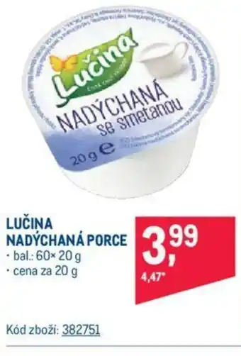 Makro LUČINA NADÝCHANÁ PORCE nabídka