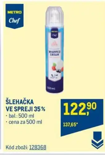 Makro ŠLEHAČKA VE SPREJI 35% nabídka