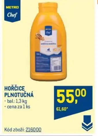 Makro HOŘČICE PLNOTUČNÁ nabídka