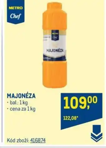 Makro MAJONÉZA nabídka