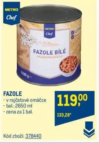 Makro FAZOLE nabídka