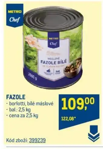 Makro FAZOLE nabídka