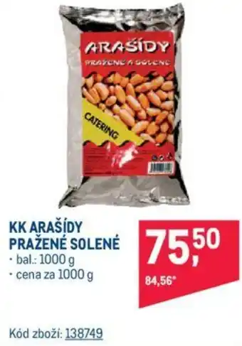 Makro KK ARAŠÍDY PRAZENÉ SOLENÉ nabídka