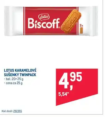 Makro LOTUS KARAMELOVÉ SUŠENKY TWINPACK nabídka