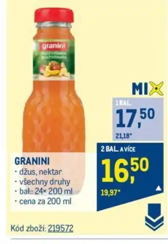 Makro GRANINI nabídka