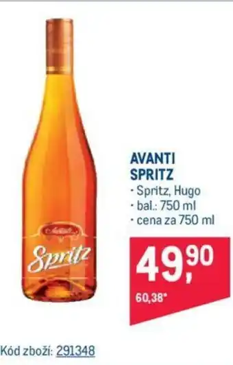 Makro AVANTI SPRITZ nabídka