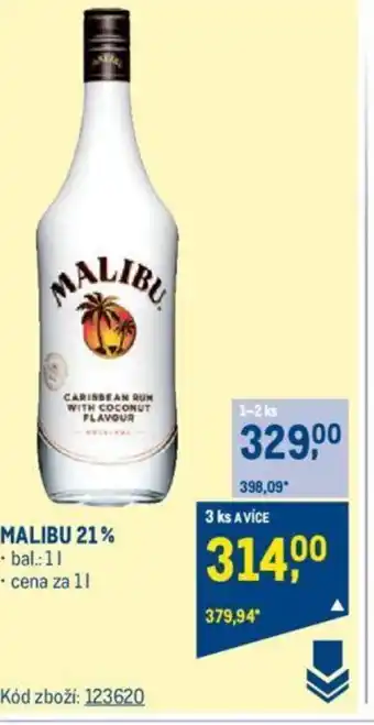 Makro MALIBU 21% nabídka