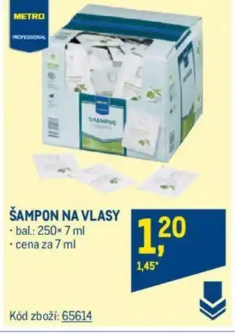 Makro ŠAMPON NA VLASY nabídka