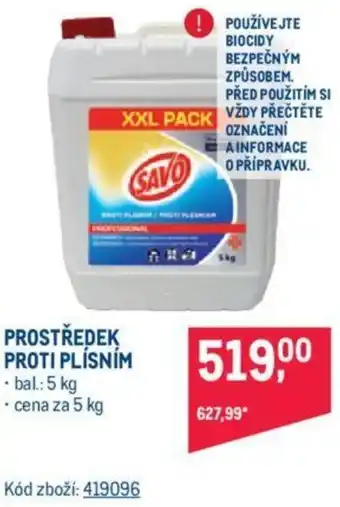 Makro PROSTŘEDEK PROTI PLÍSNÍM nabídka