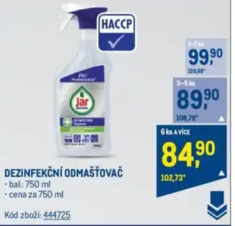 Makro DEZINFEKČNÍ ODMAŠŤOVAČ nabídka