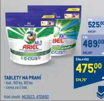 Makro TABLETY NA PRANÍ nabídka